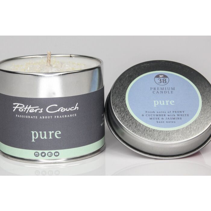 Potters Crouch - Candle Tin - Pure-1